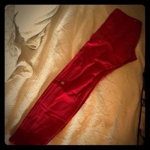 Lululemon Red Leggings - tall length